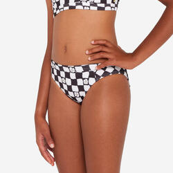 Bas de maillot de bain fleuri surf Fille - Alma hao prune