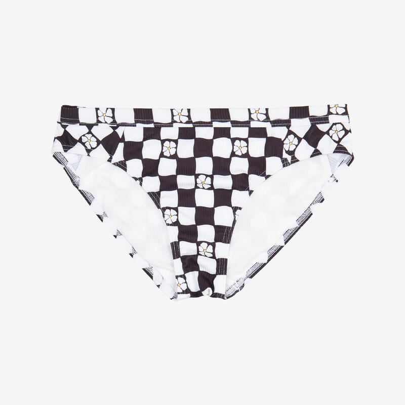 Slip de baie surf Alma hao Negru și alb Fete