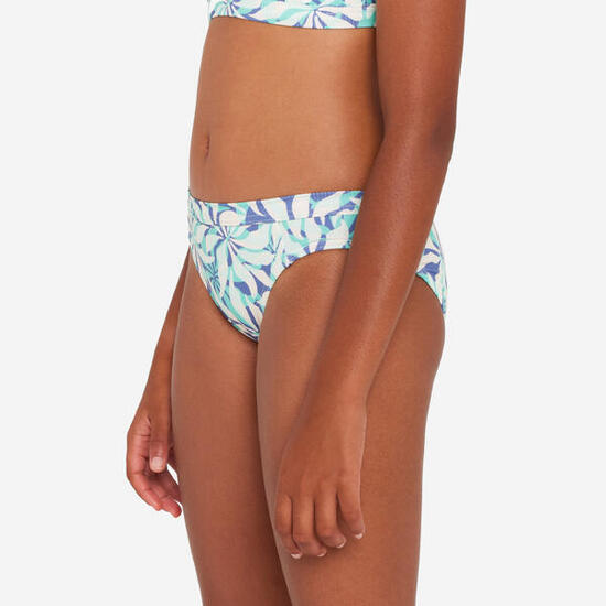 Bas de maillot de bain fleuri surf Fille - Alma hao lilas