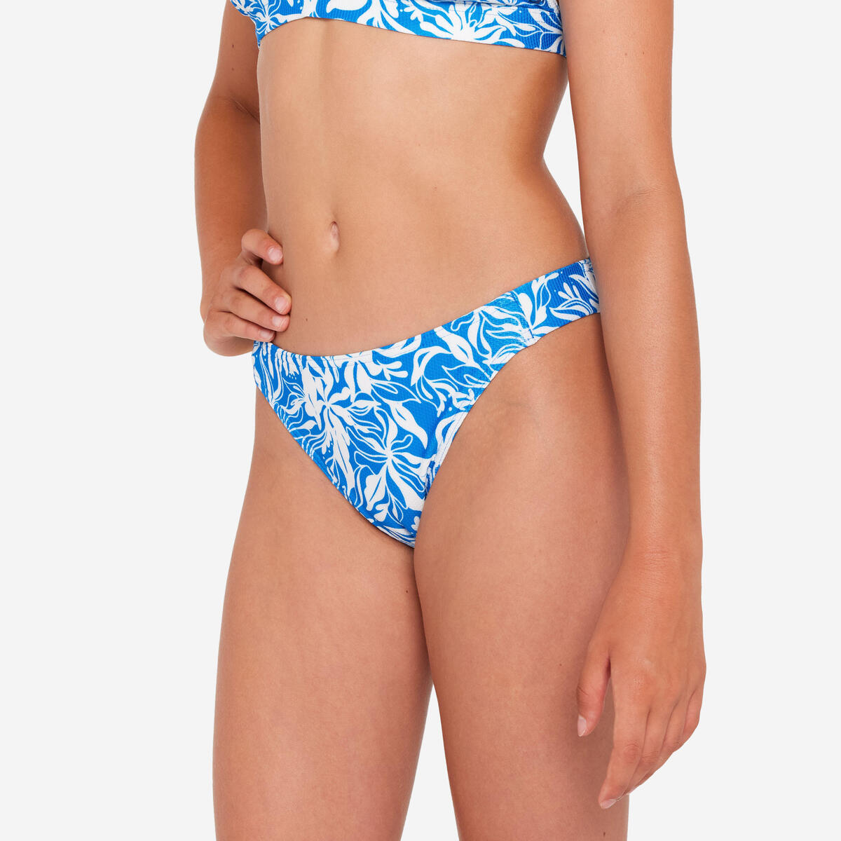 Bas de maillot de bain surf Fille - Bruna bleu et blanc