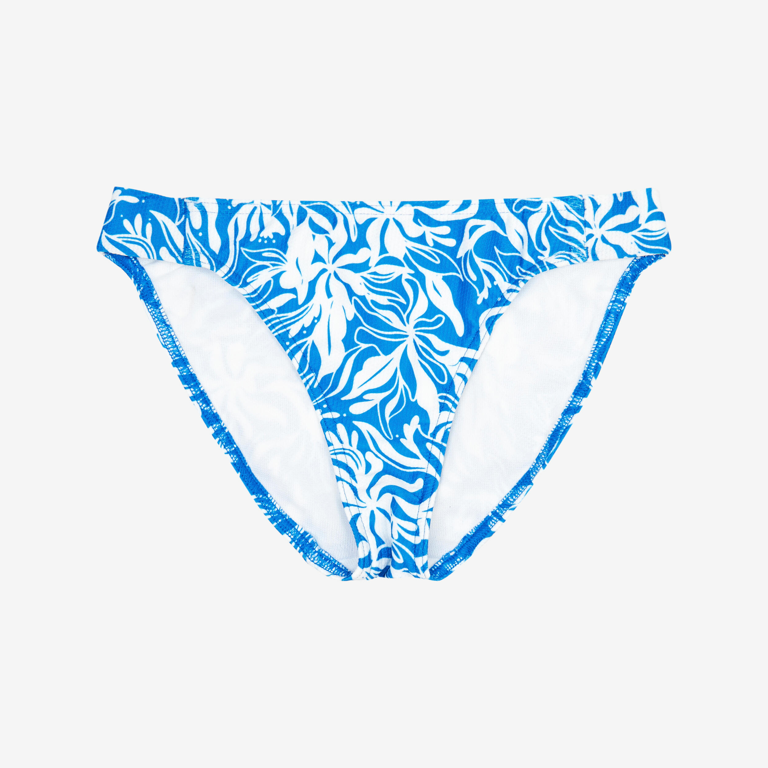 Girl’s surf swimsuit bottoms - Bruna blue and white 5/5