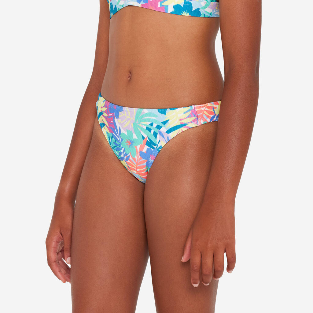 Girl’s surf swimsuit bottoms - Bruna blue and white