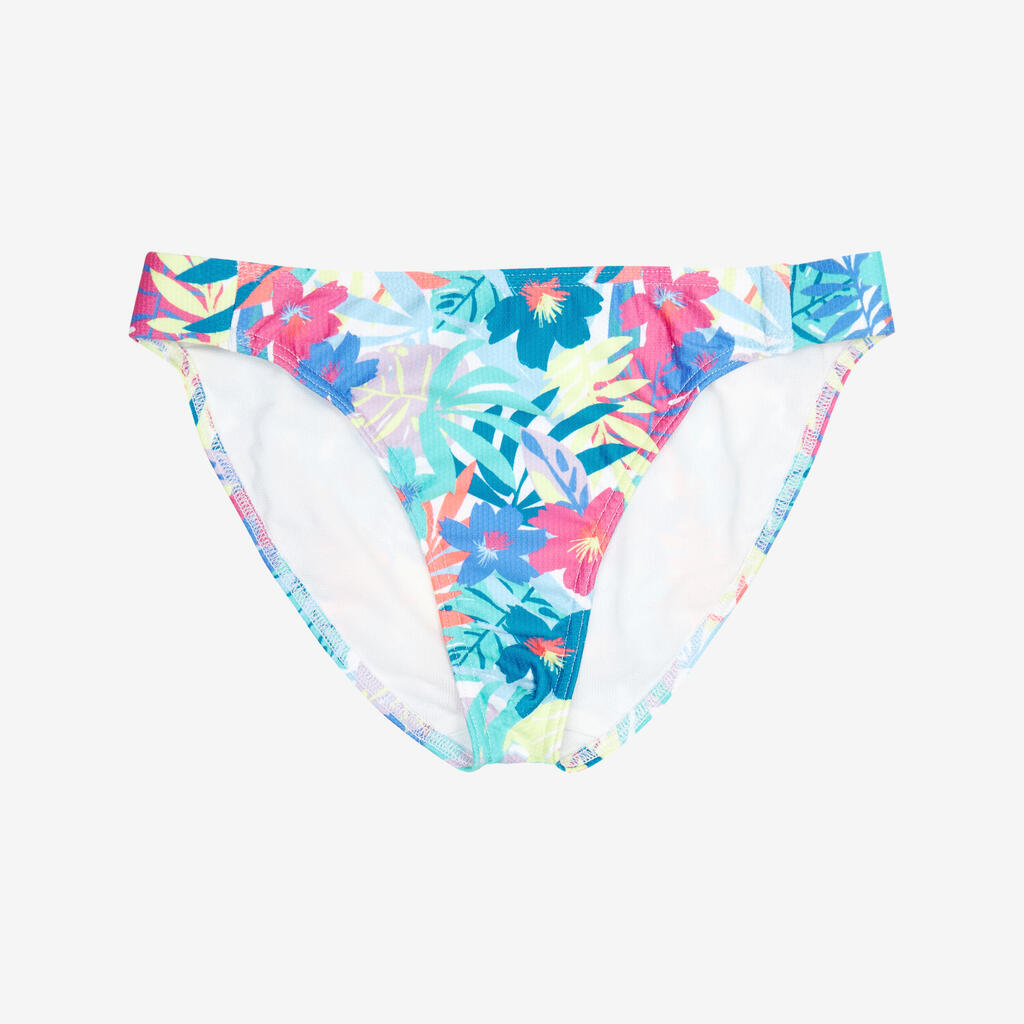 Girl’s surf swimsuit bottoms - Bruna blue and white