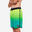 Șort de baie Boardshort 500 Offshore Verde și albastru