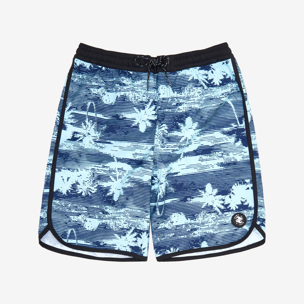 Boardshort surf Garçon - 500 View bleu