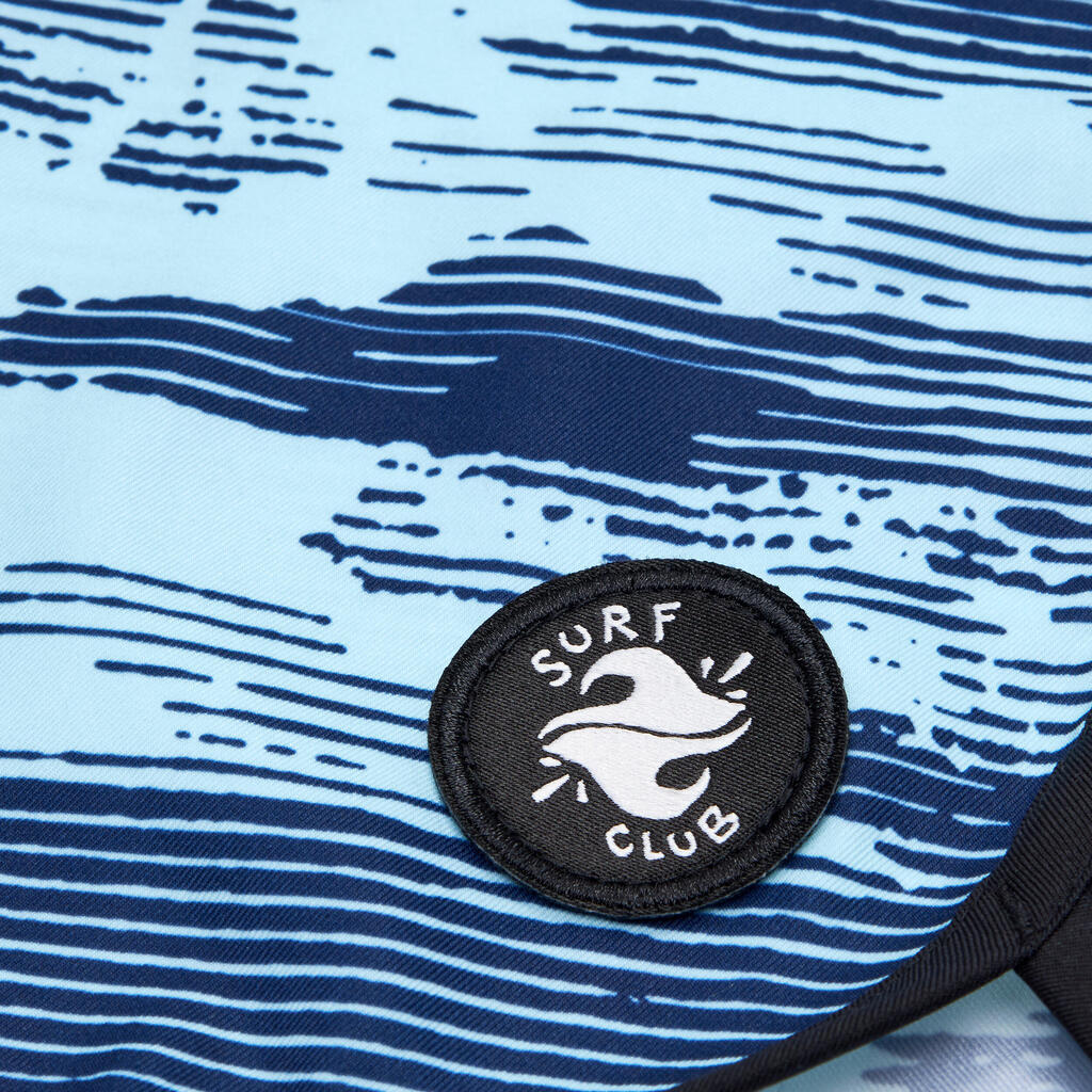 Boardshort surf Garçon - 500 View bleu