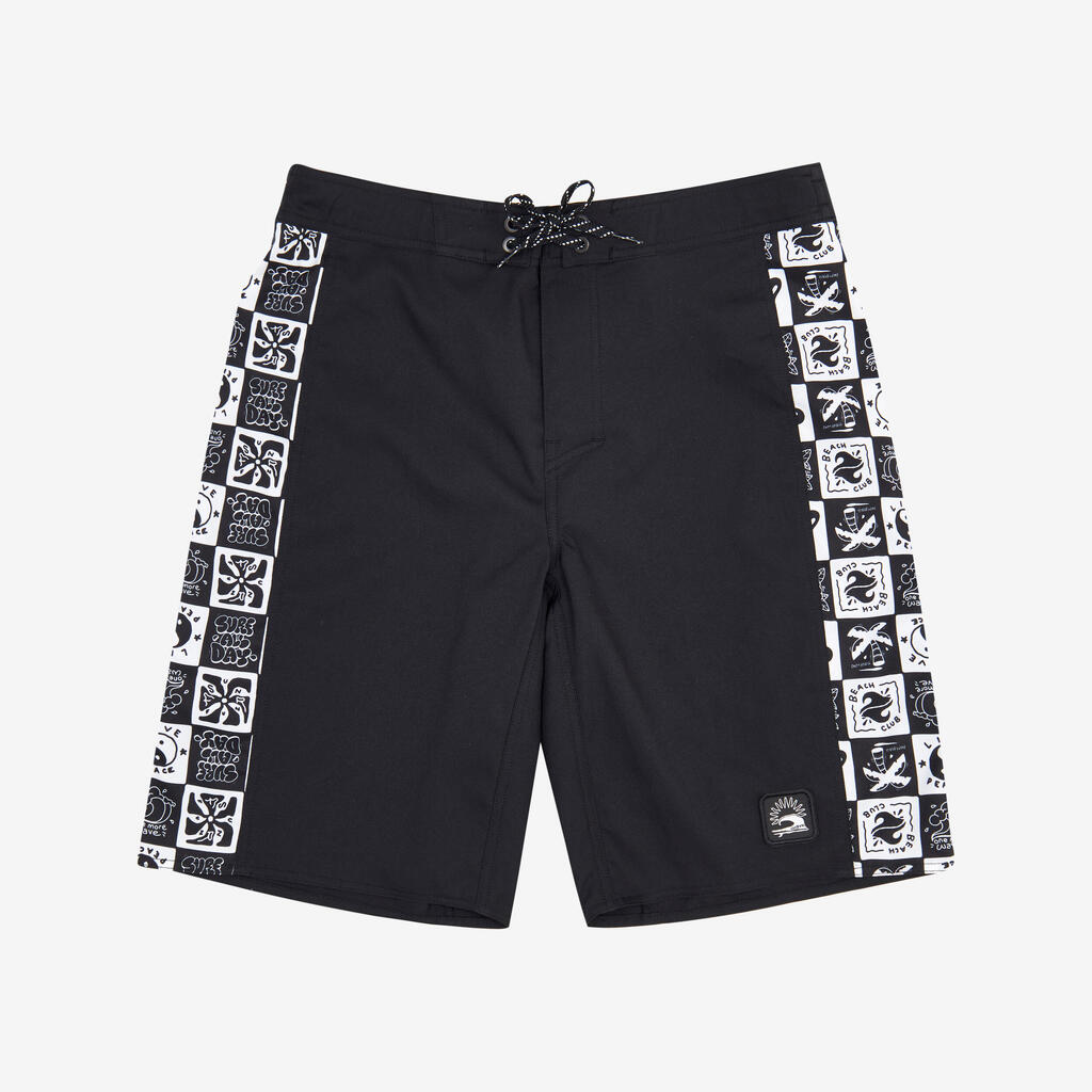 Boardshort surf Garçon - 900 Band noir