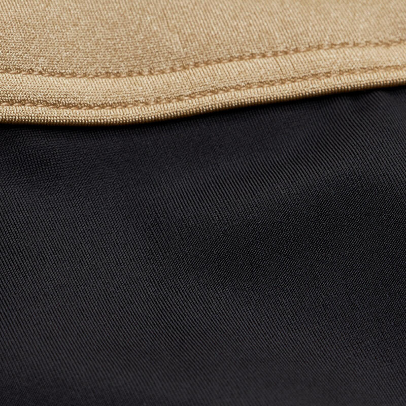 Slip de baie surf 900 Buddy Negru și auriu Fete