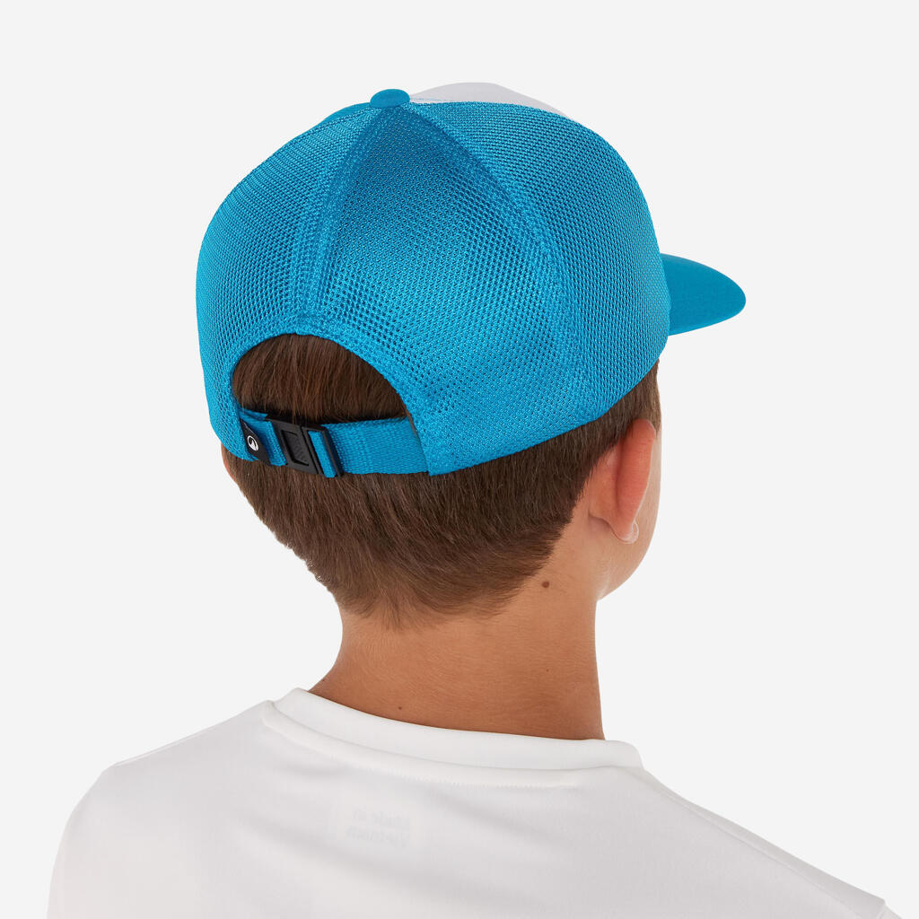Casquette trucker surf Junior - Catch thrill bleue et blanche