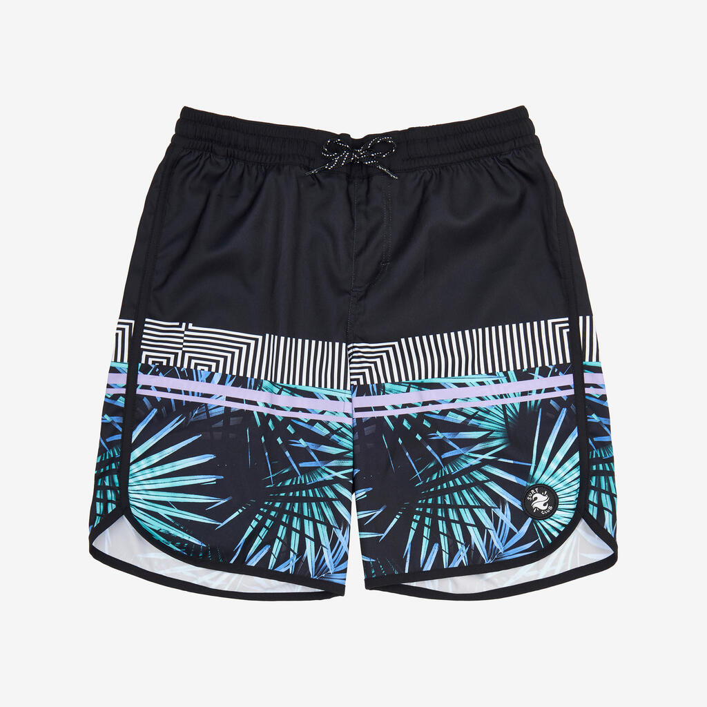 Boardshort surf Garçon - 500 View bleu