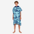 Poncho surf Enfant de 135 à 160 cm - 550 View bleu