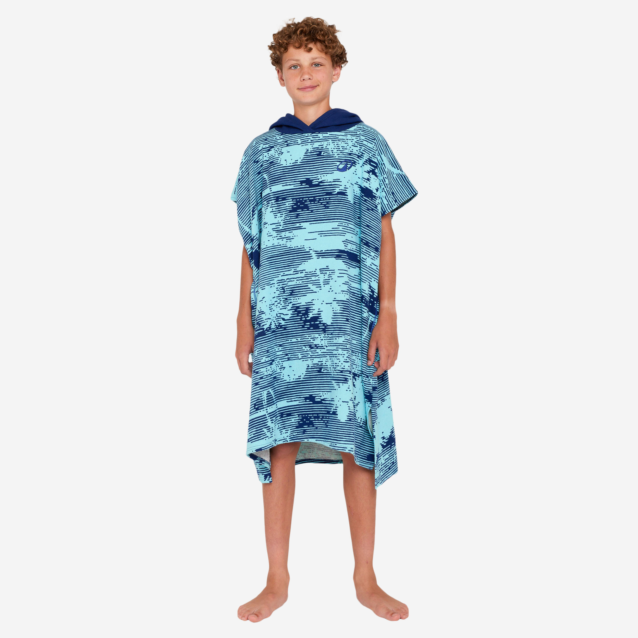 Decathlon Surf-Poncho Kinder 550 View 135–160 cm blau