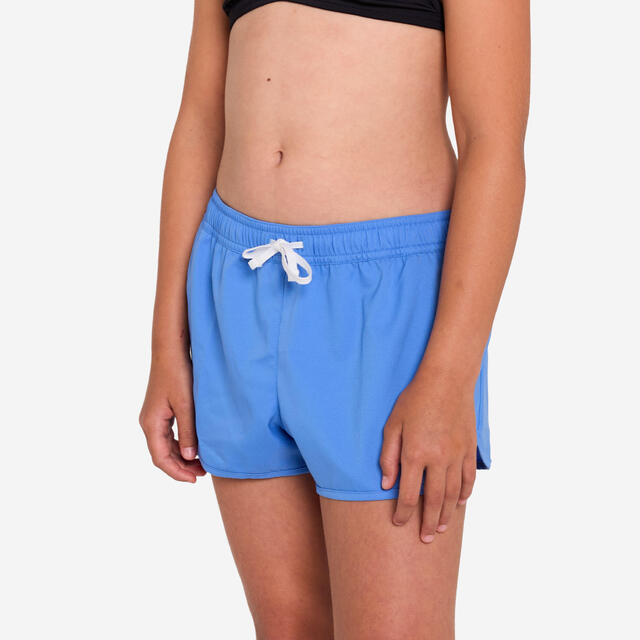 Boardshorts Surfen Mädchen Katy blau