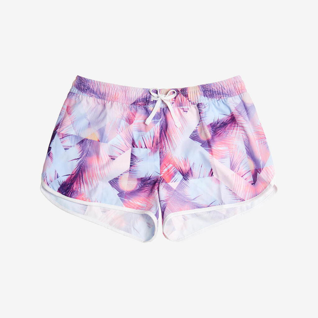 Short de bain surf Fille - Katy posy rose