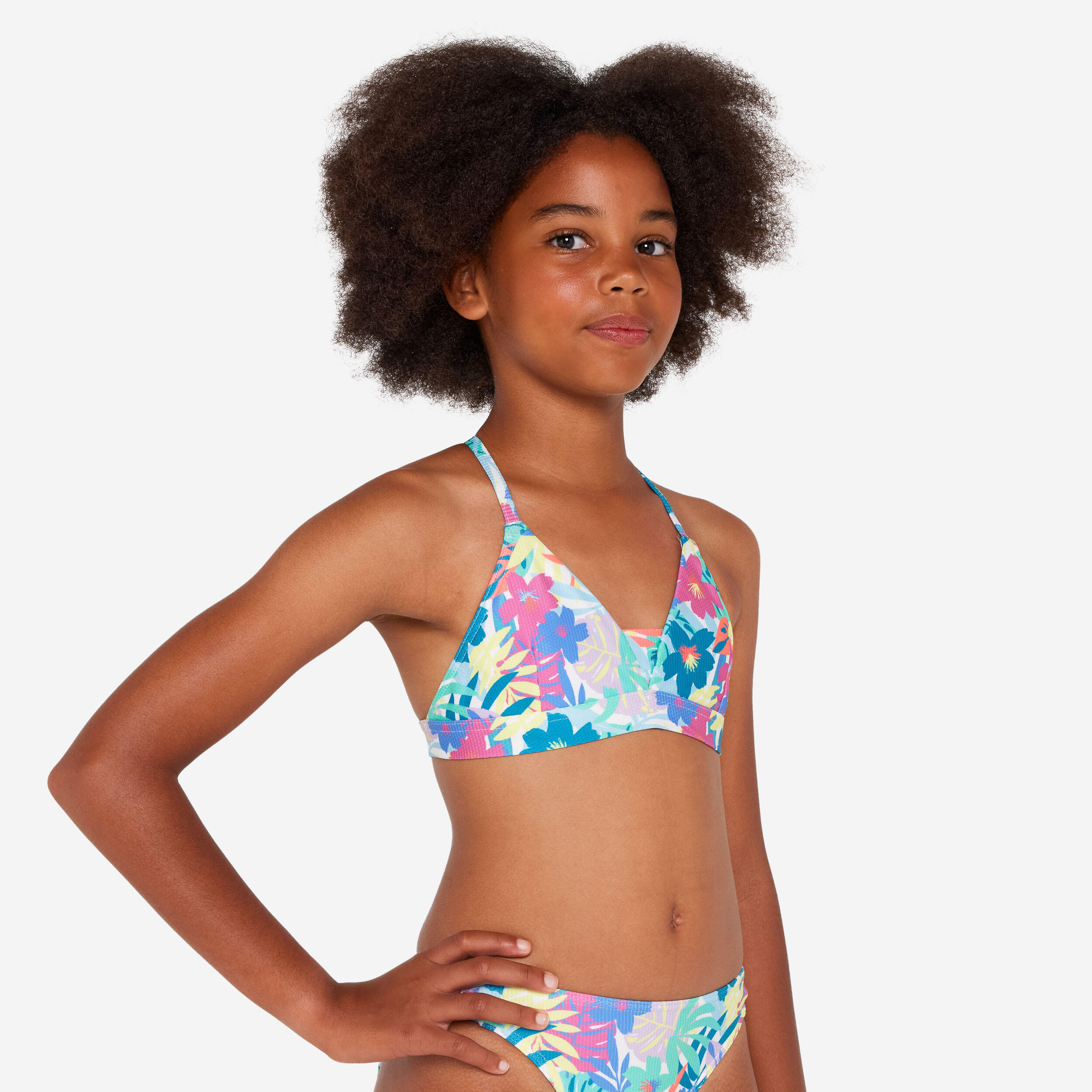 Sutien de baie surf Lizy cobe Multicolor Imprimeu floral Fete