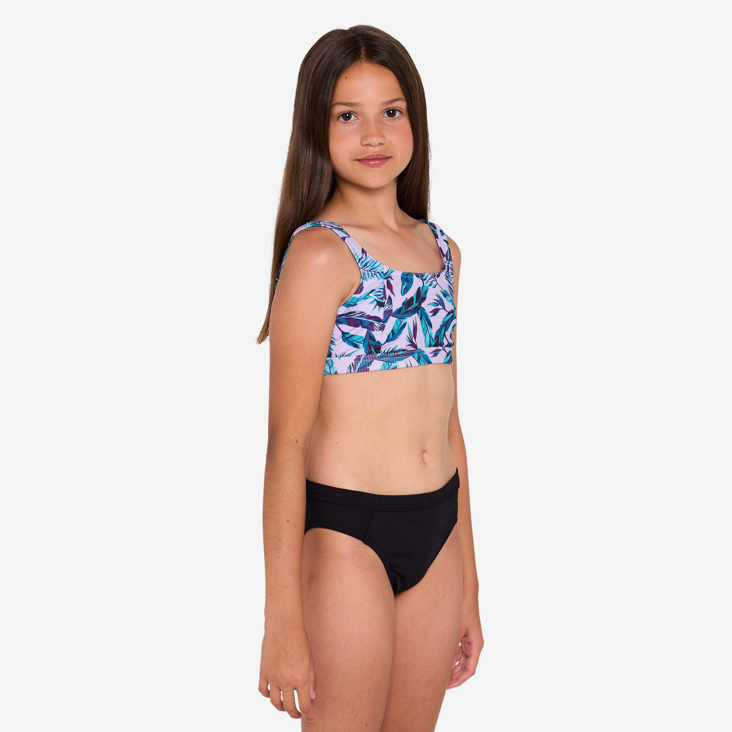 Girl’s surf swimsuit bottoms - Alma hao black 2/6