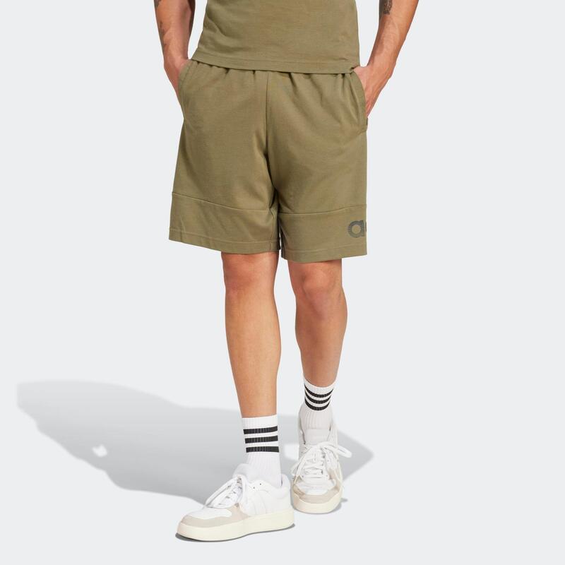 Pantalon scurt de fitness ADIDAS Verde Bărbați