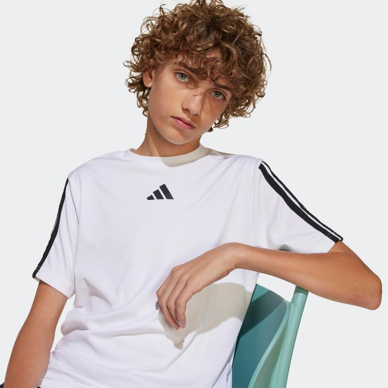 T-shirt de sport enfant, blanc