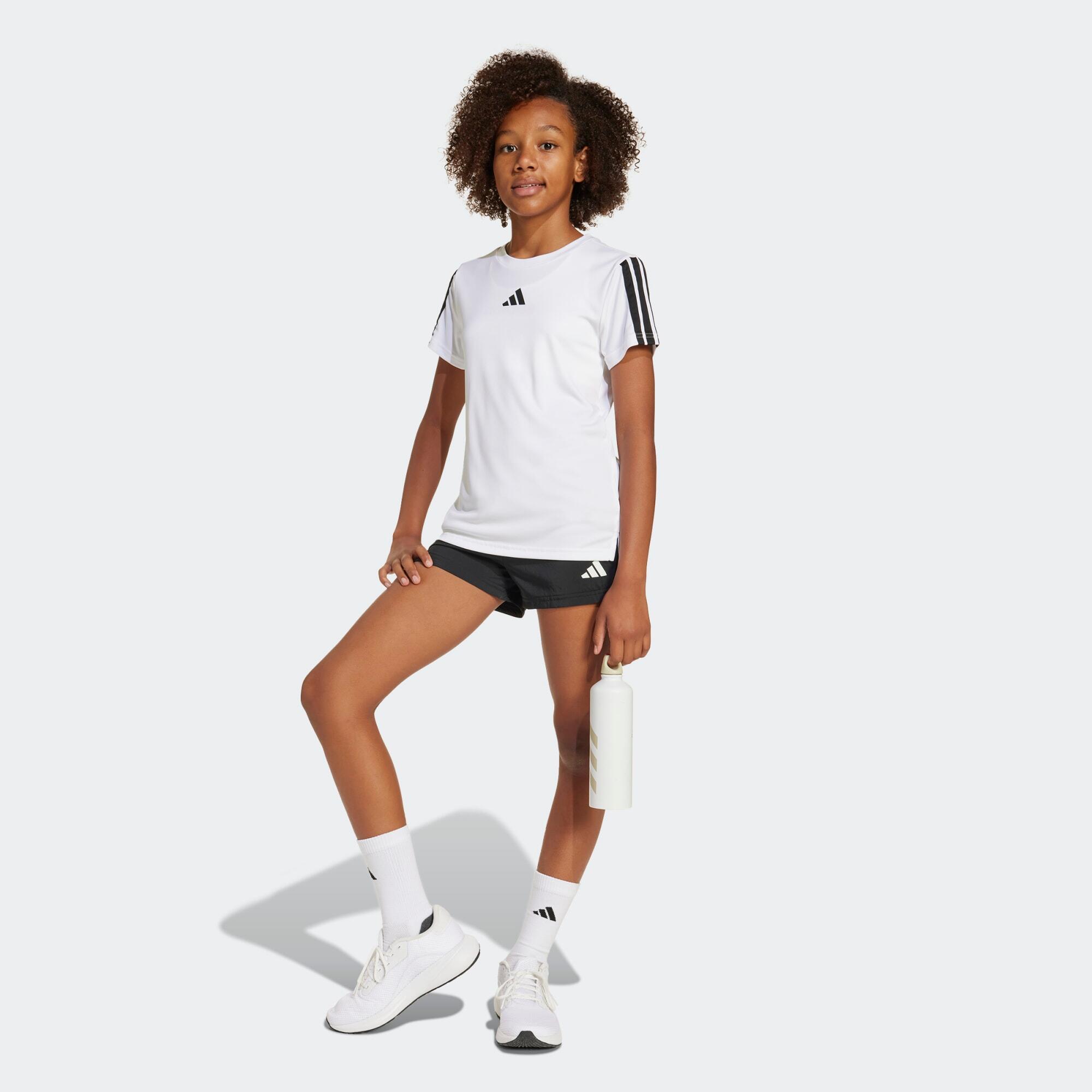 T-shirt de sport fille, blanc 3/5
