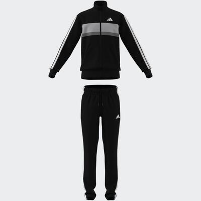 Tuta ADIDAS bambino ginnastica TIBERIO poliestere azzurro-bianco