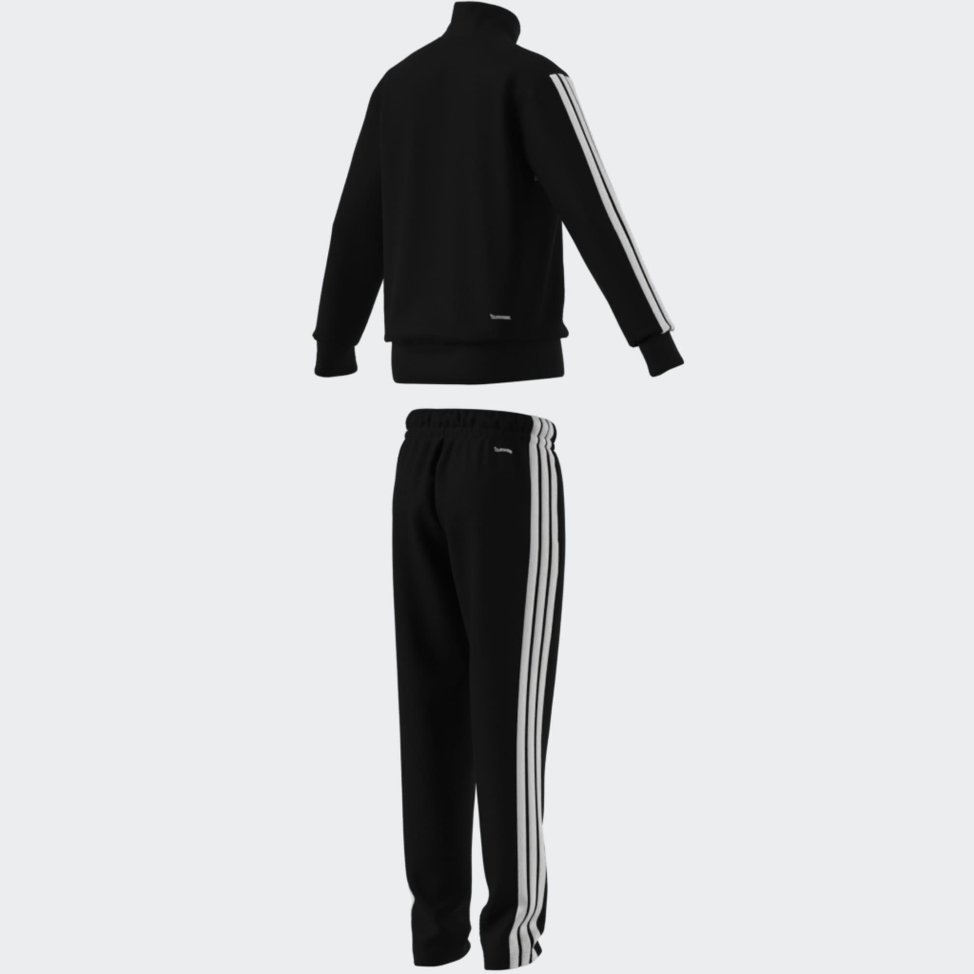 Tuta bambino ginnastica ADIDAS TIBEIRO poliestere nero-bianco 9/13