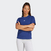 T-shirt de fitness en coton femme, bleu