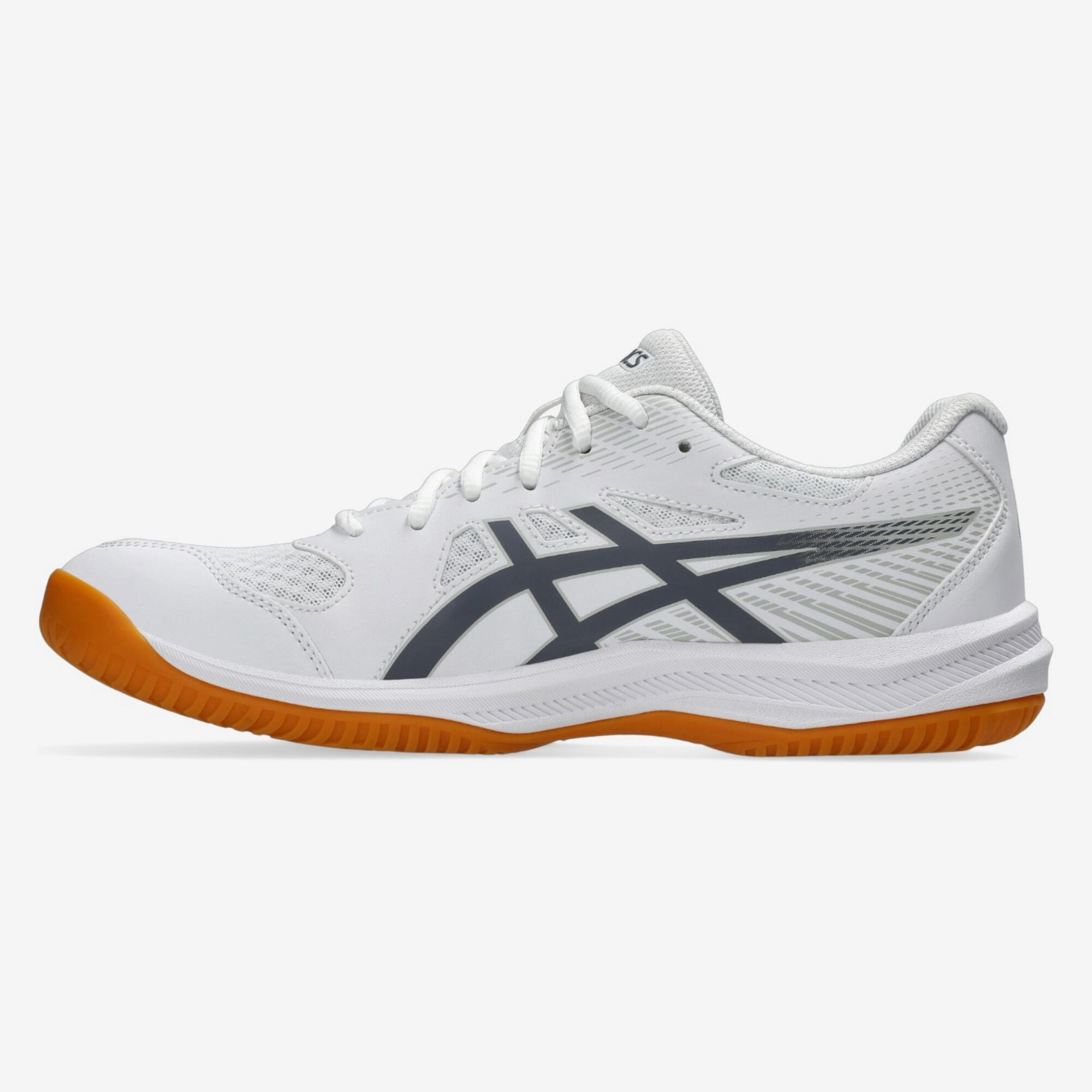 Damen/Herren Handballschuhe - ASICS Upcourt 6 weiß 7/7