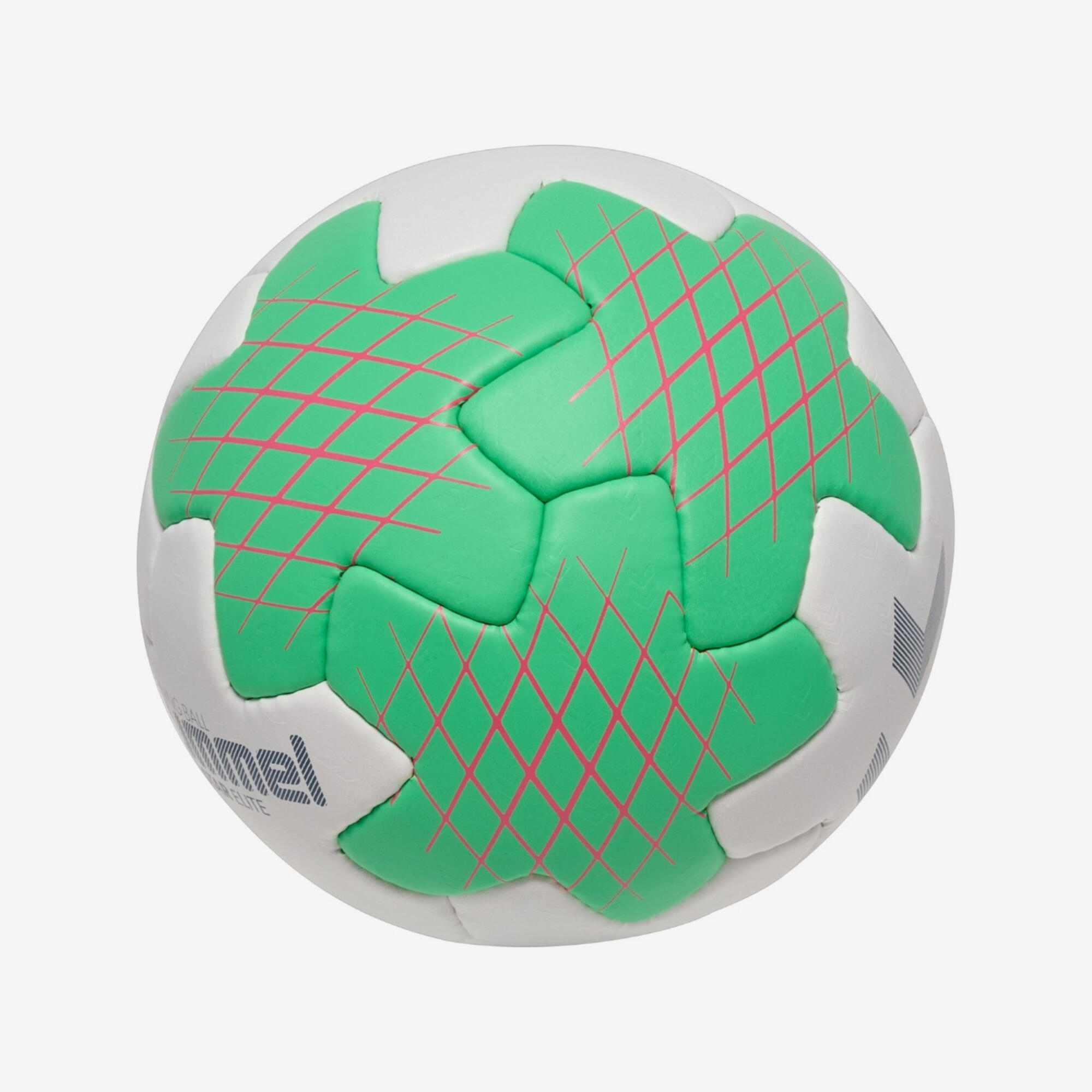 Handball Star Elite Size 2 - White/Green 3/4