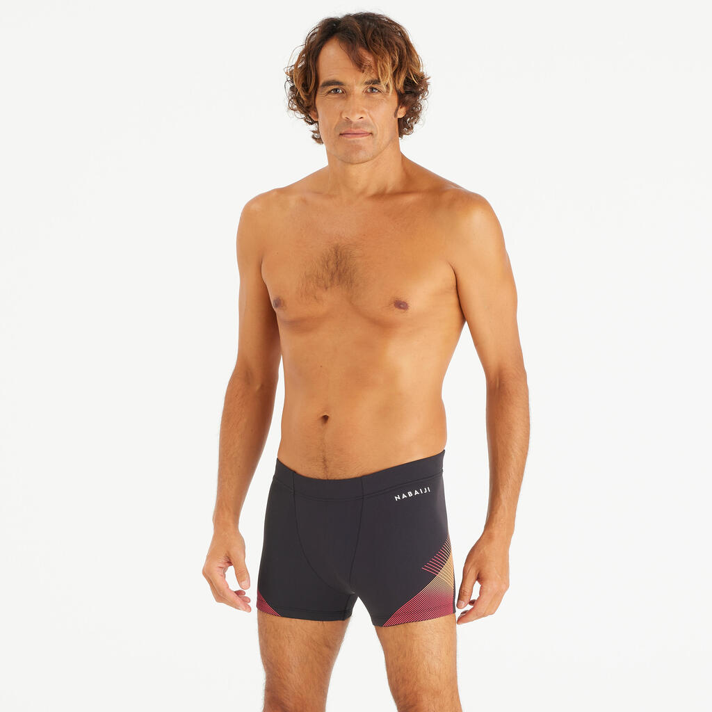 Men’s Swimming Trunks - 500 Fiti Lini Green
