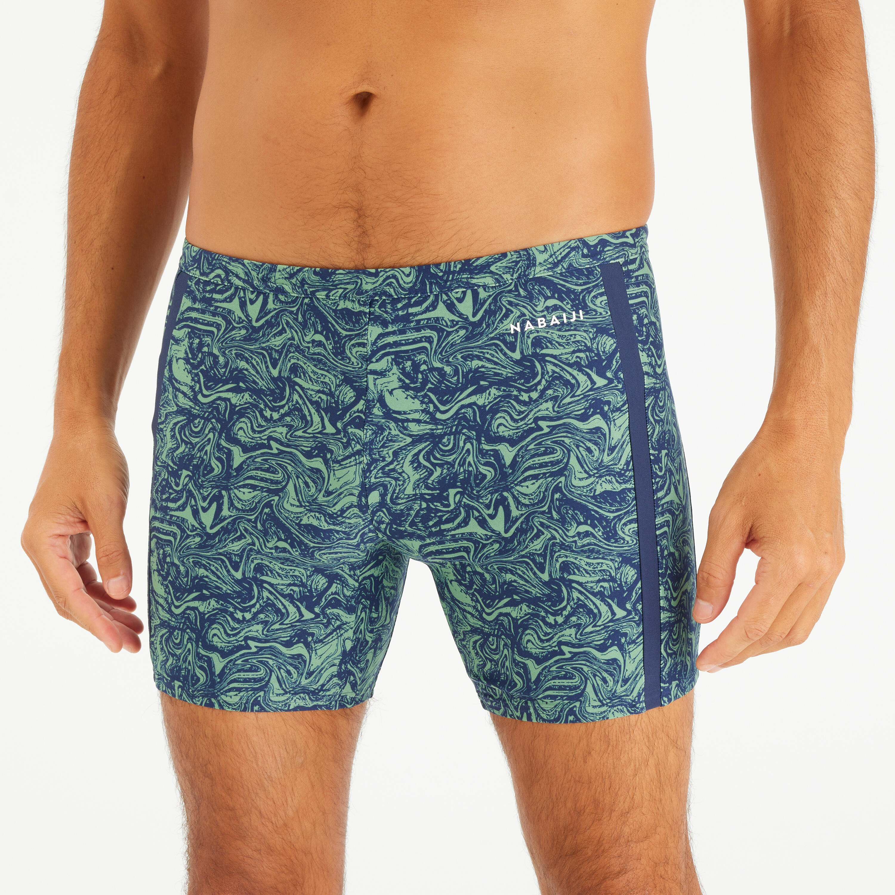 NABAIJI Badehose Midjammer Herren – 100 Yoko Wave blau/khaki | 03608392366871 NABAIJI Badehose Midjammer Herren – 100 Yoko Wave blau/khaki | 03608392366871