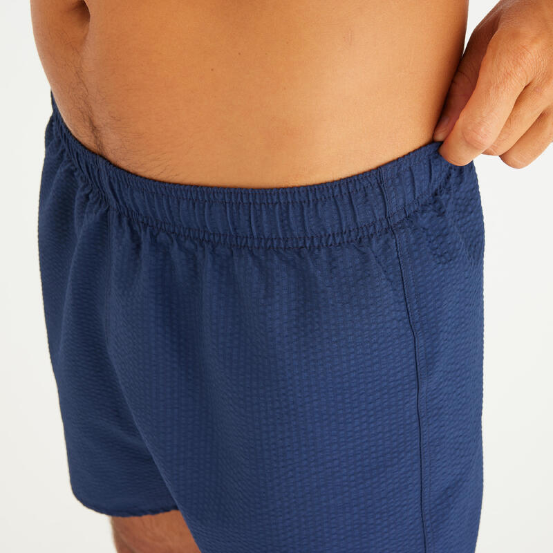 Calções de banho de natação Homem - 100 com textura azul 
