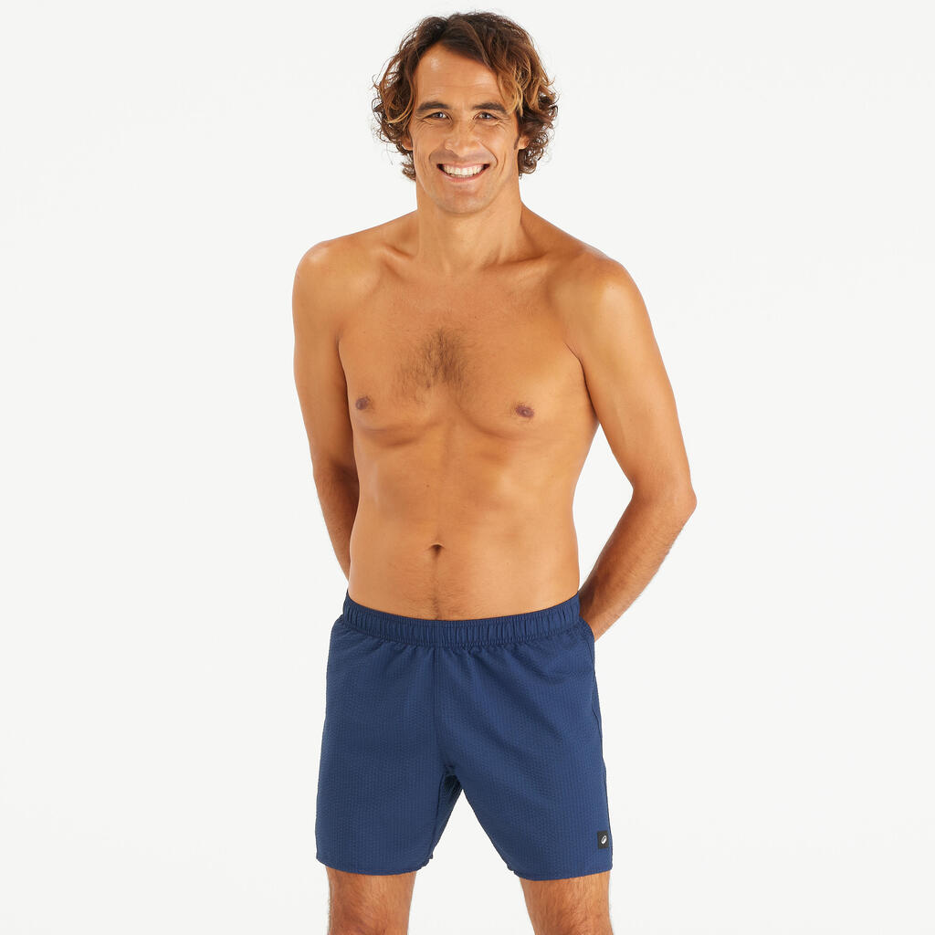 Short de bain natation Homme - 100 texturé kaki