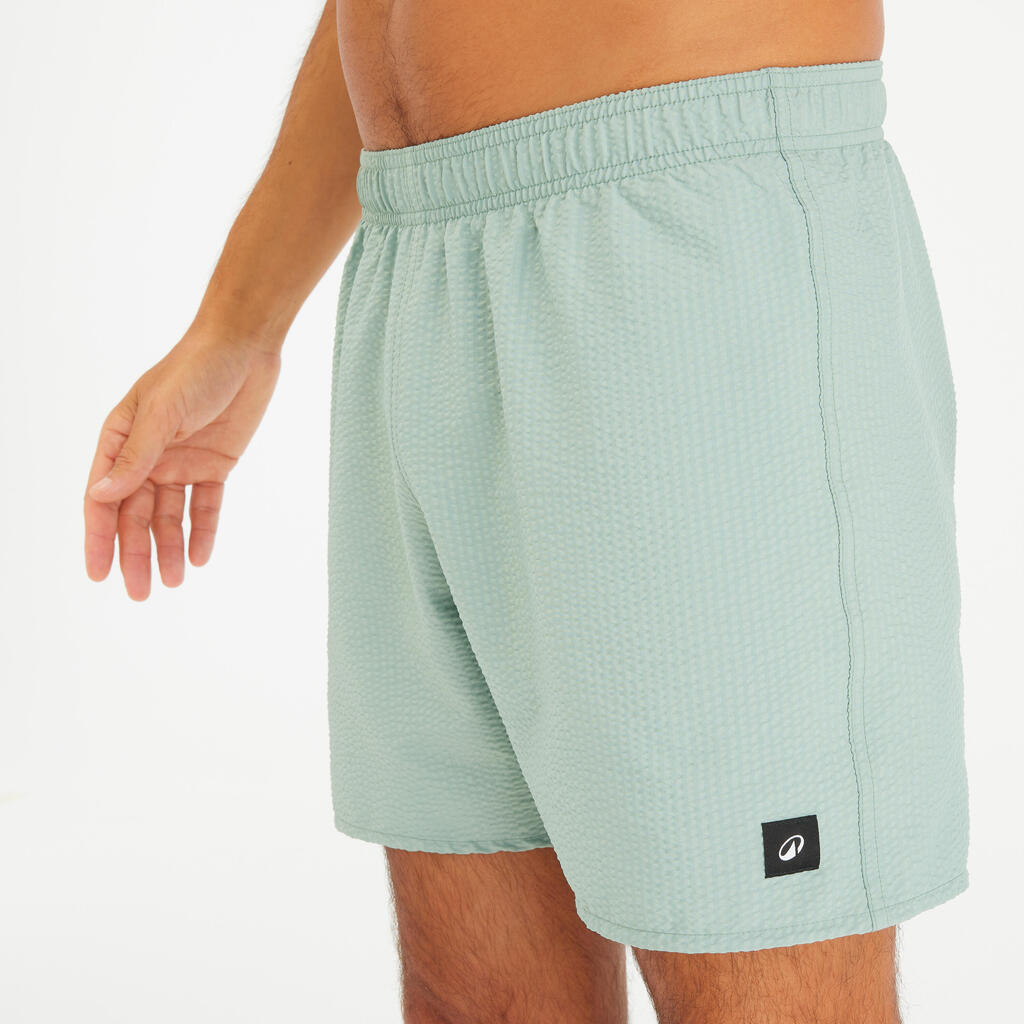 Short de bain natation Homme - 100 texturé kaki