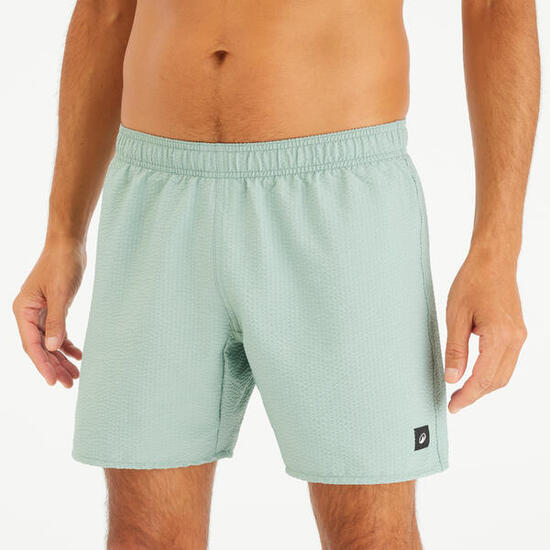 Short de bain natation Homme - 100 texturé kaki