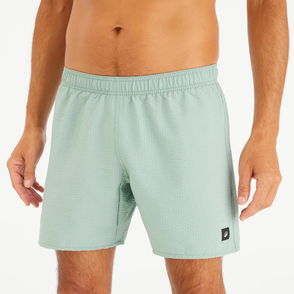 Short de bain natation Homme - 100 texturé kaki