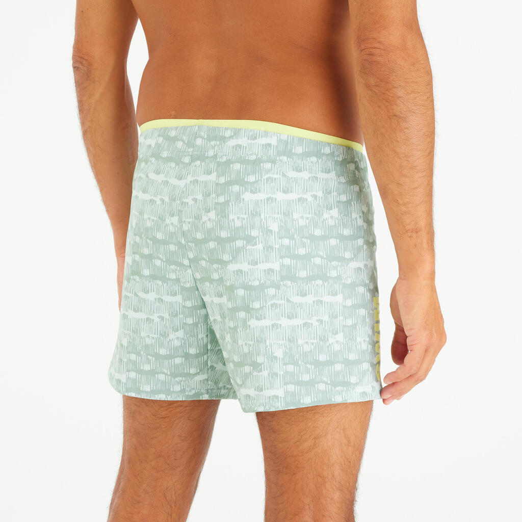 Short de bain court natation Homme - 100 cray kaki