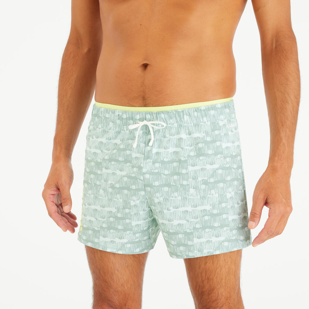 Men’s swimming short swim shorts - 100 cray khaki