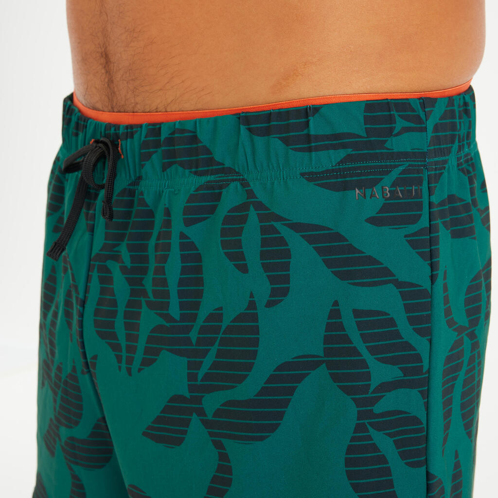 Men’s swimming short swim shorts - 100 cray khaki