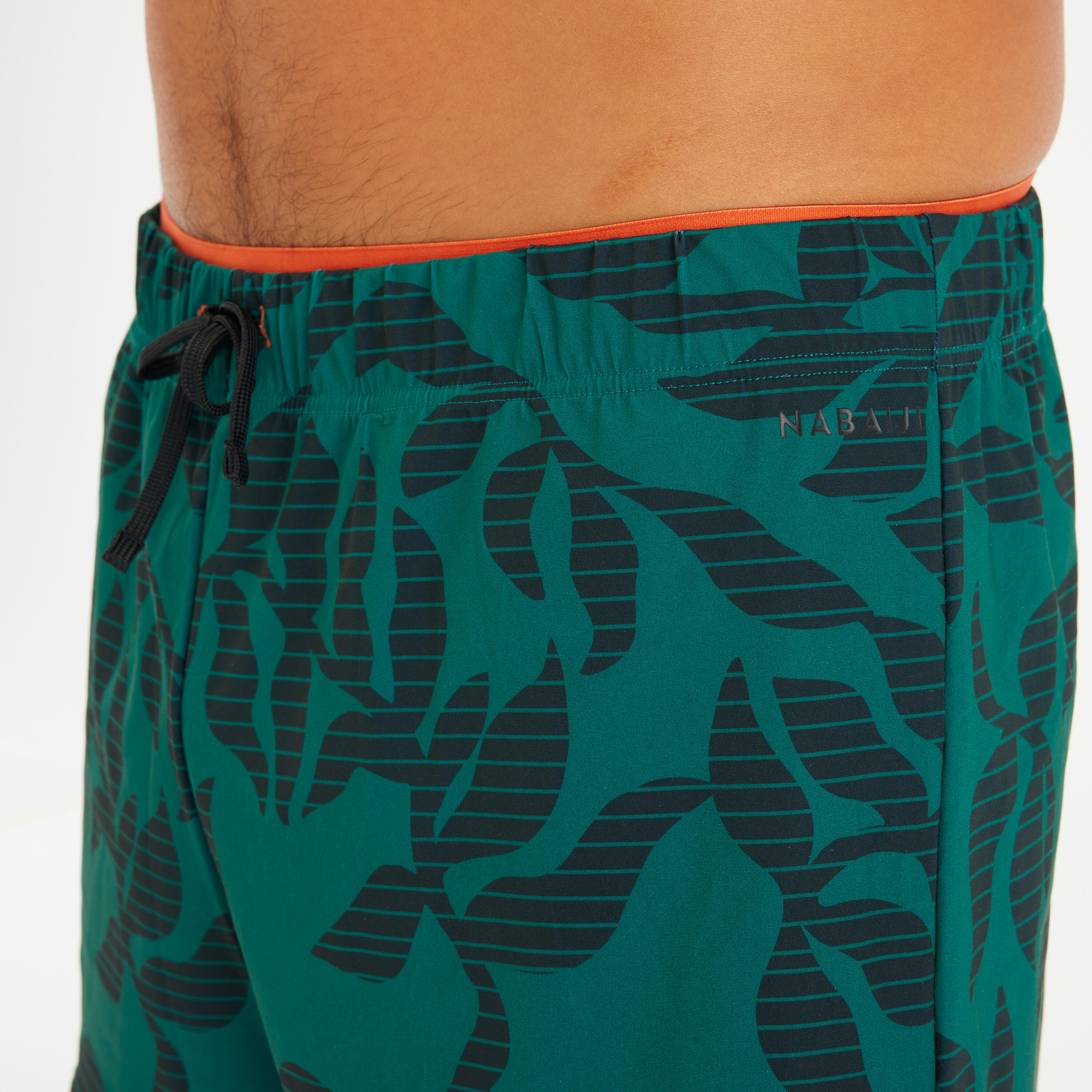 Korte heren zwemshort 100 orga groen 7/8