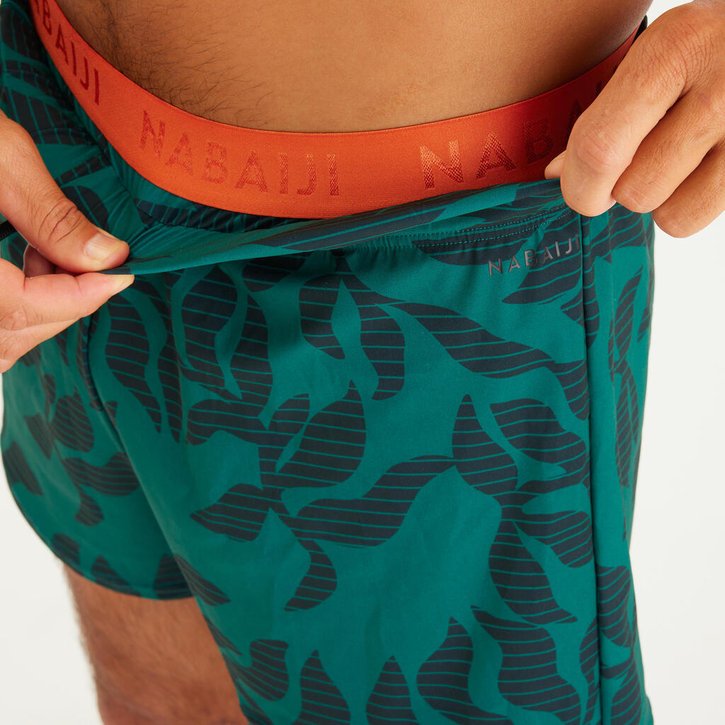 Men’s swimming short swim shorts - 100 cray khaki