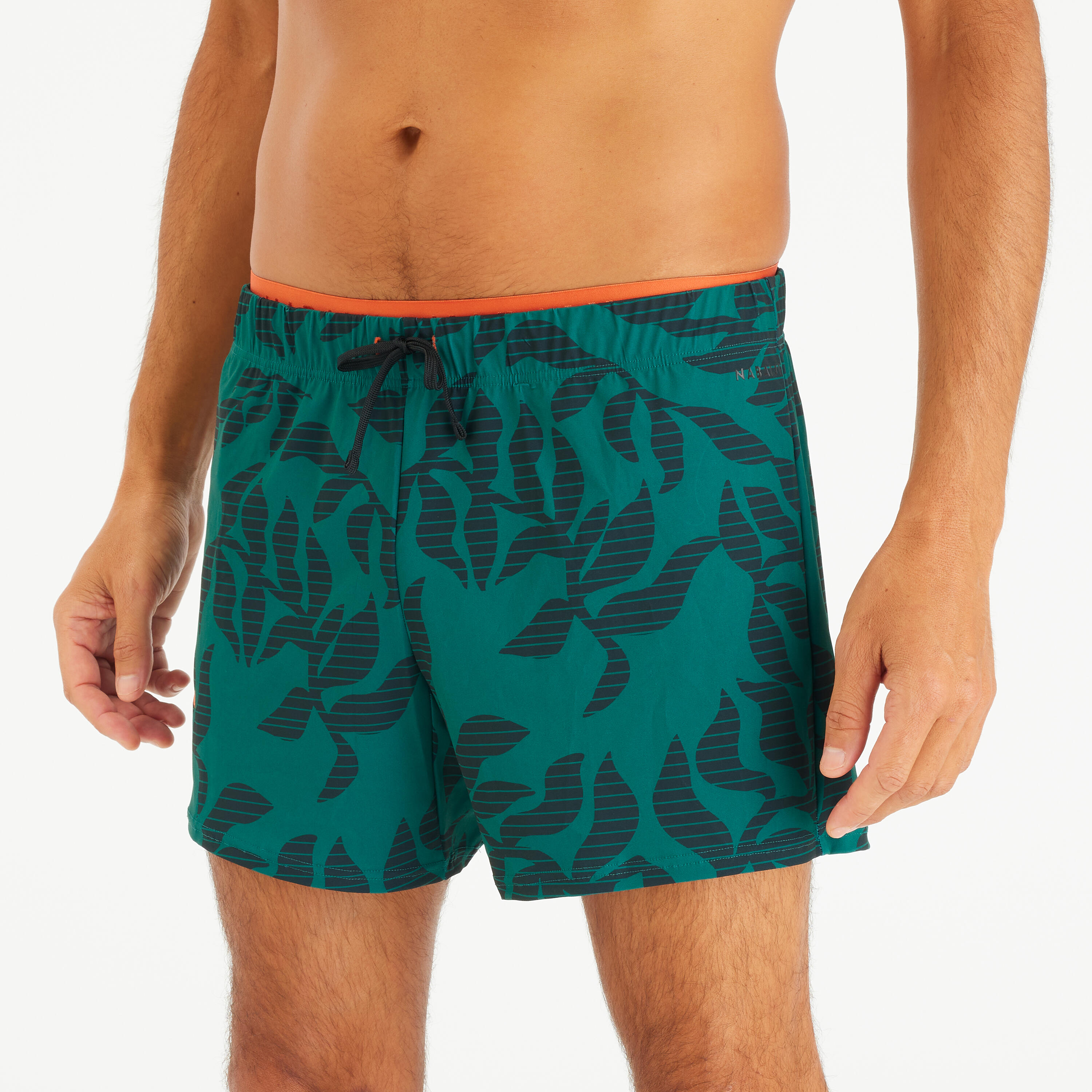 Men’s swimming short swim shorts - 100 orga green