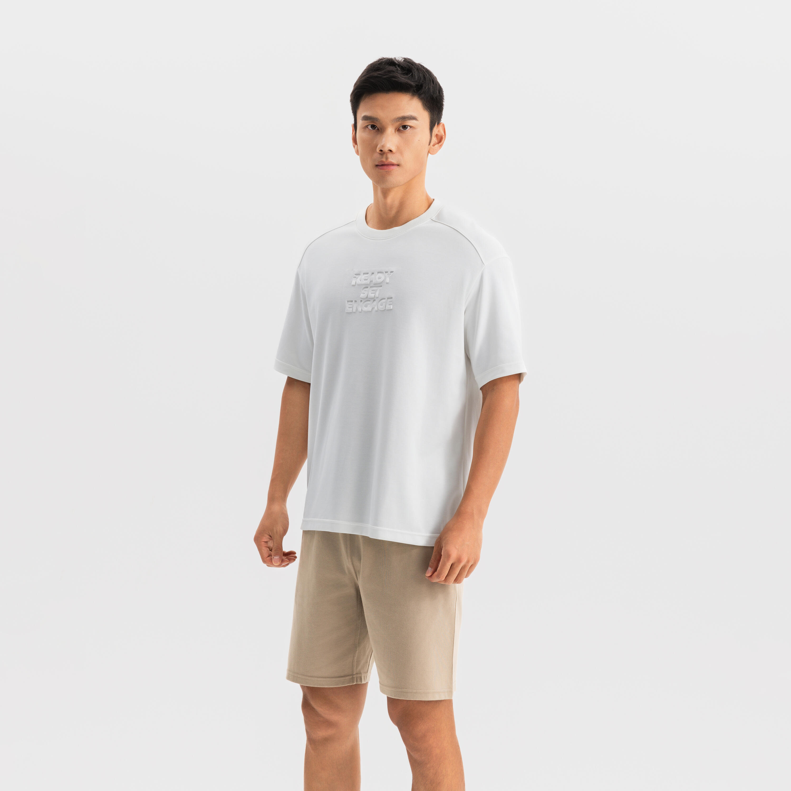 TRAINING MEN COOLMAX® COOLING T-SHIRT, cotton white