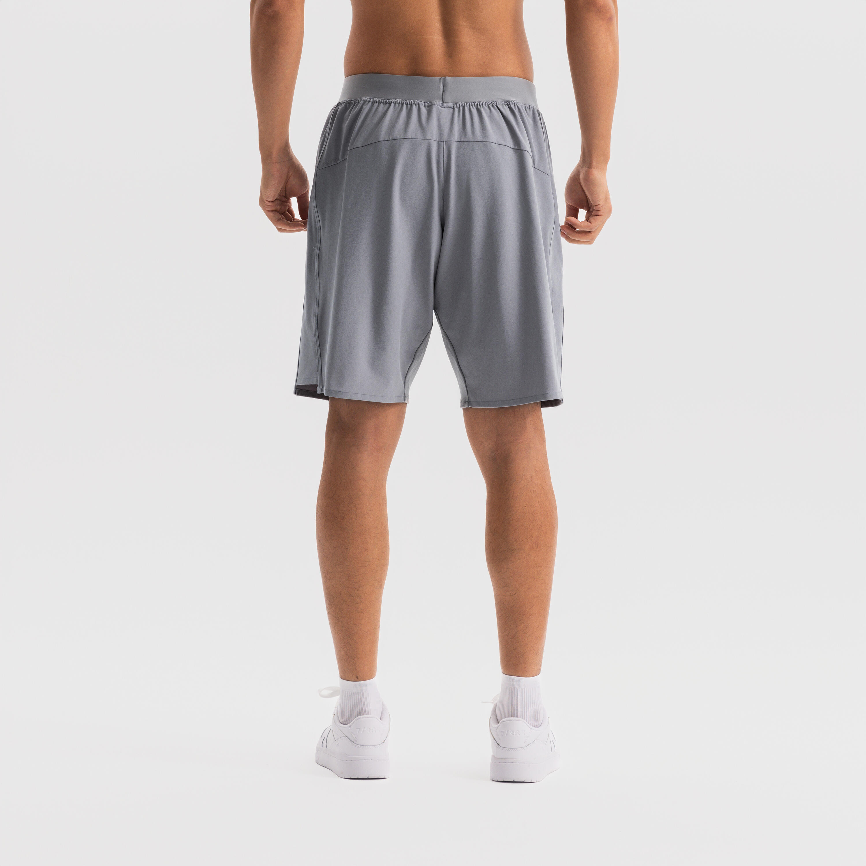 Short de fitness gris para hombre 500 3/9
