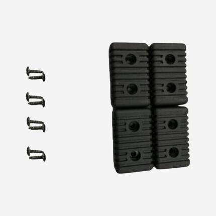 Kappe hinterer Standfuß 4er-Set - Ersatzteil für Bench Press Fold