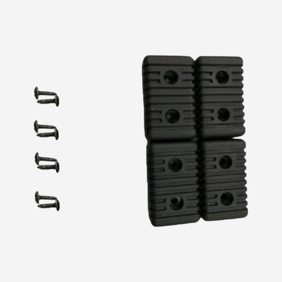 Kappe hinterer Standfuß 4er-Set - Ersatzteil für Bench Press Fold