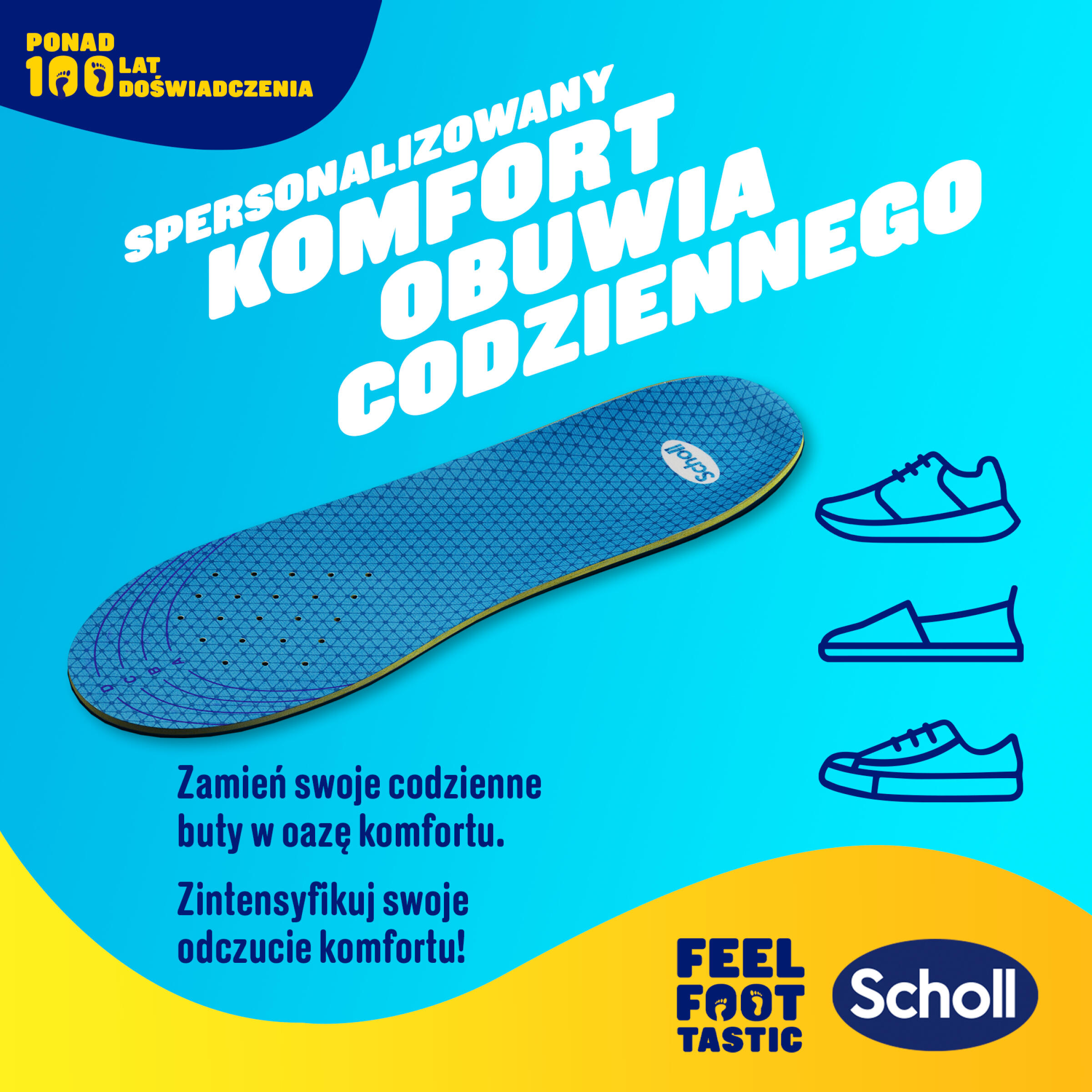 Wkładki do butów Scholl GelActiv® CODZIENNE S (35,5-40,5) 5/8
