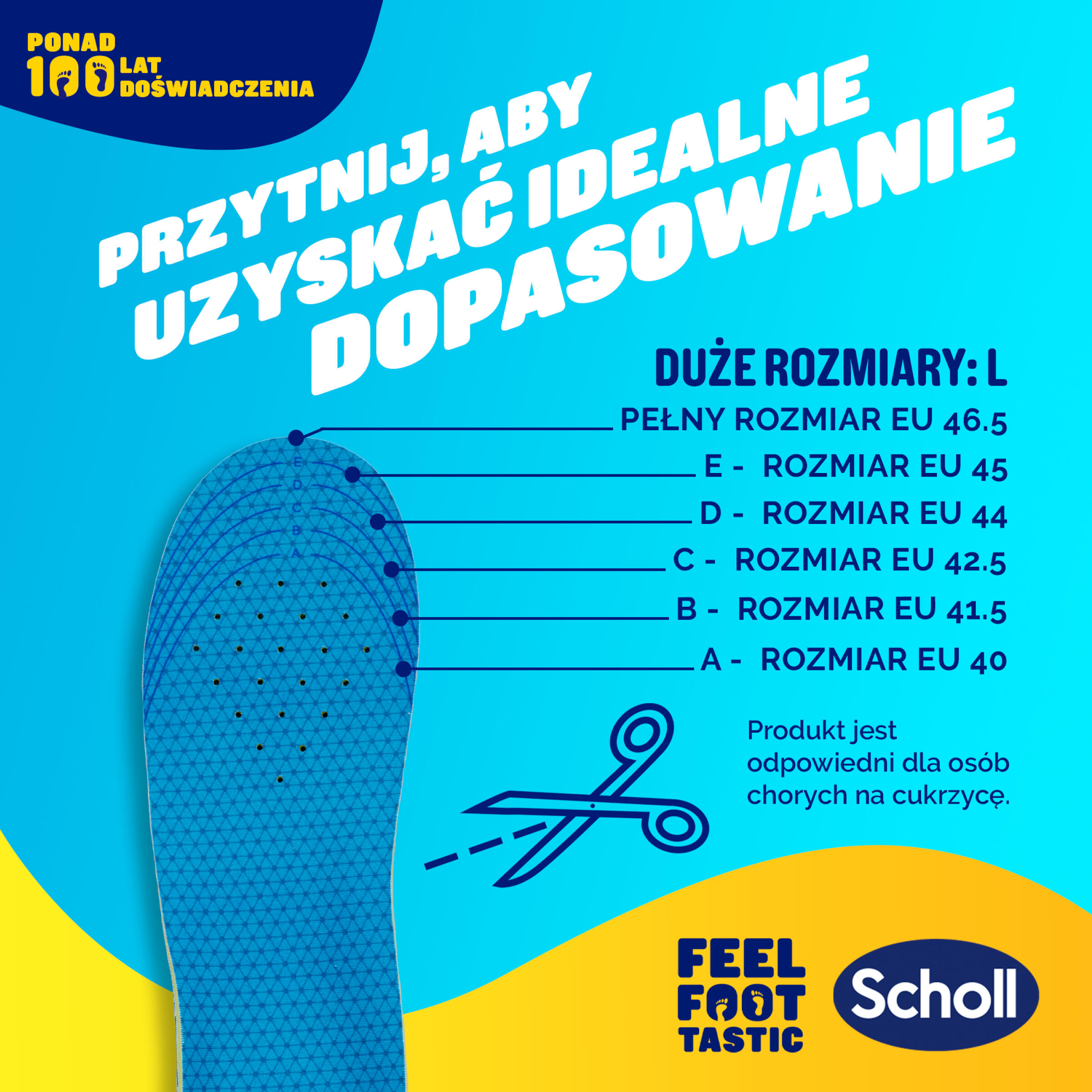 Wkładki do butów Scholl GelActiv® CODZIENNE L (40-46,5) 8/8