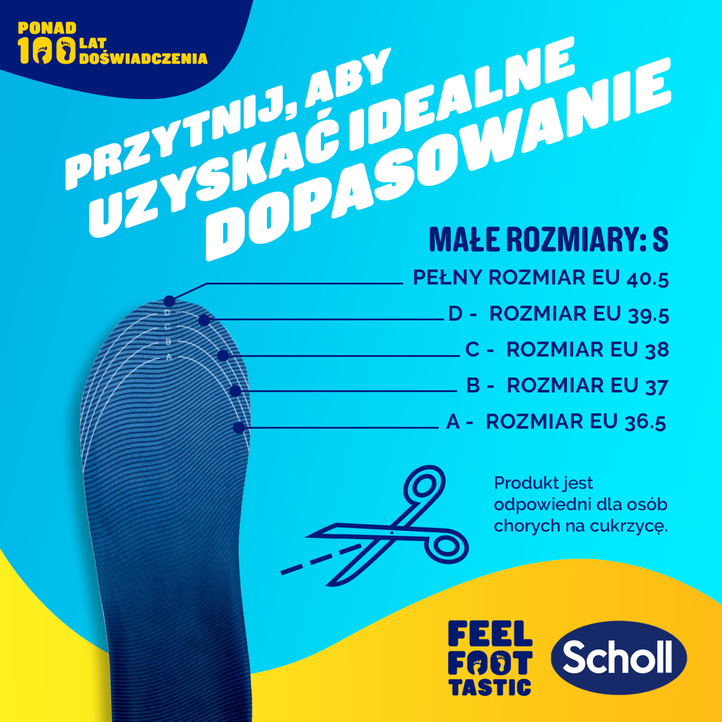 Wkładki do butów Scholl GelActiv® SPORTOWE S (35,5-40,5) 8/8