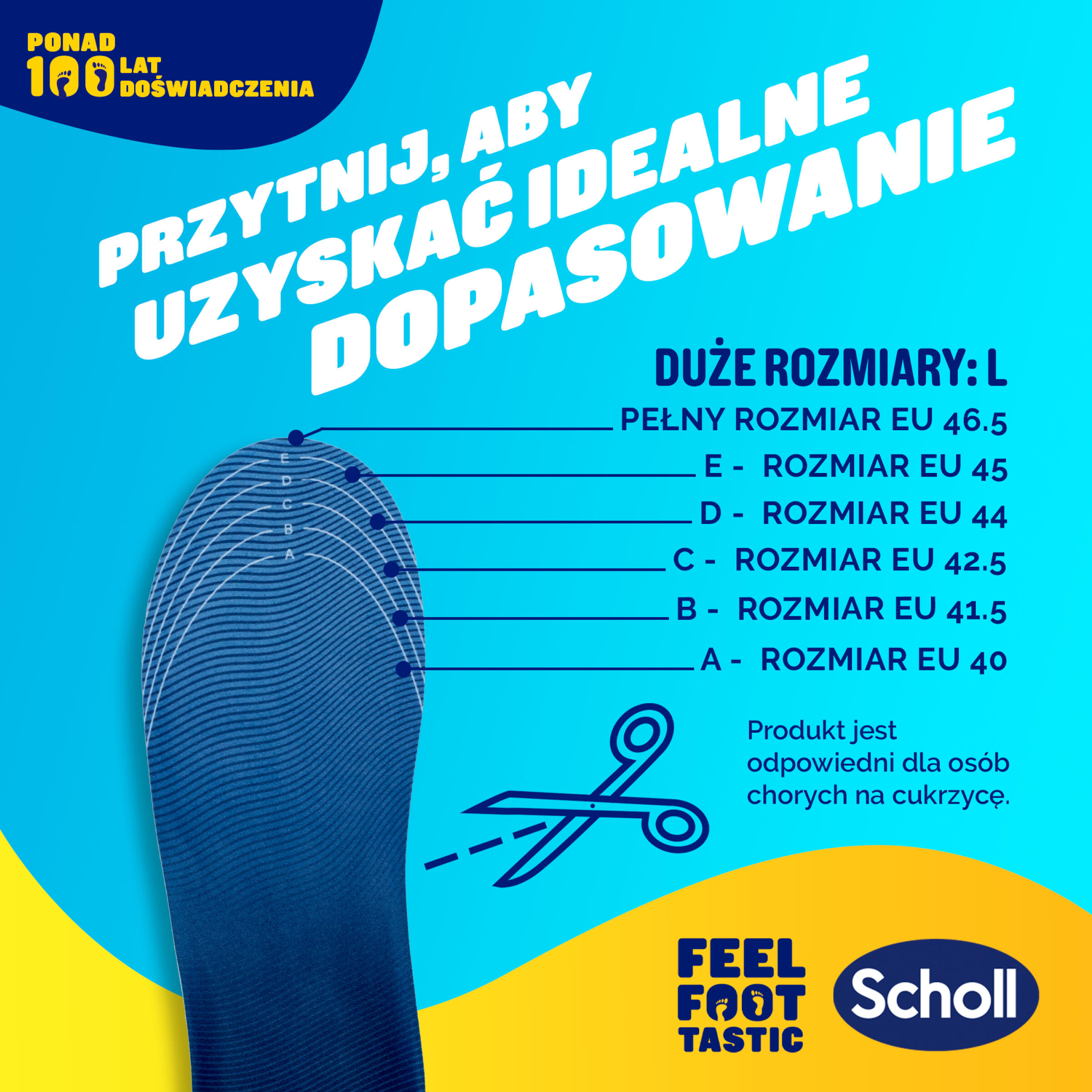 Wkładki do butów Scholl GelActiv® SPORTOWE L (40-46,5) 8/8