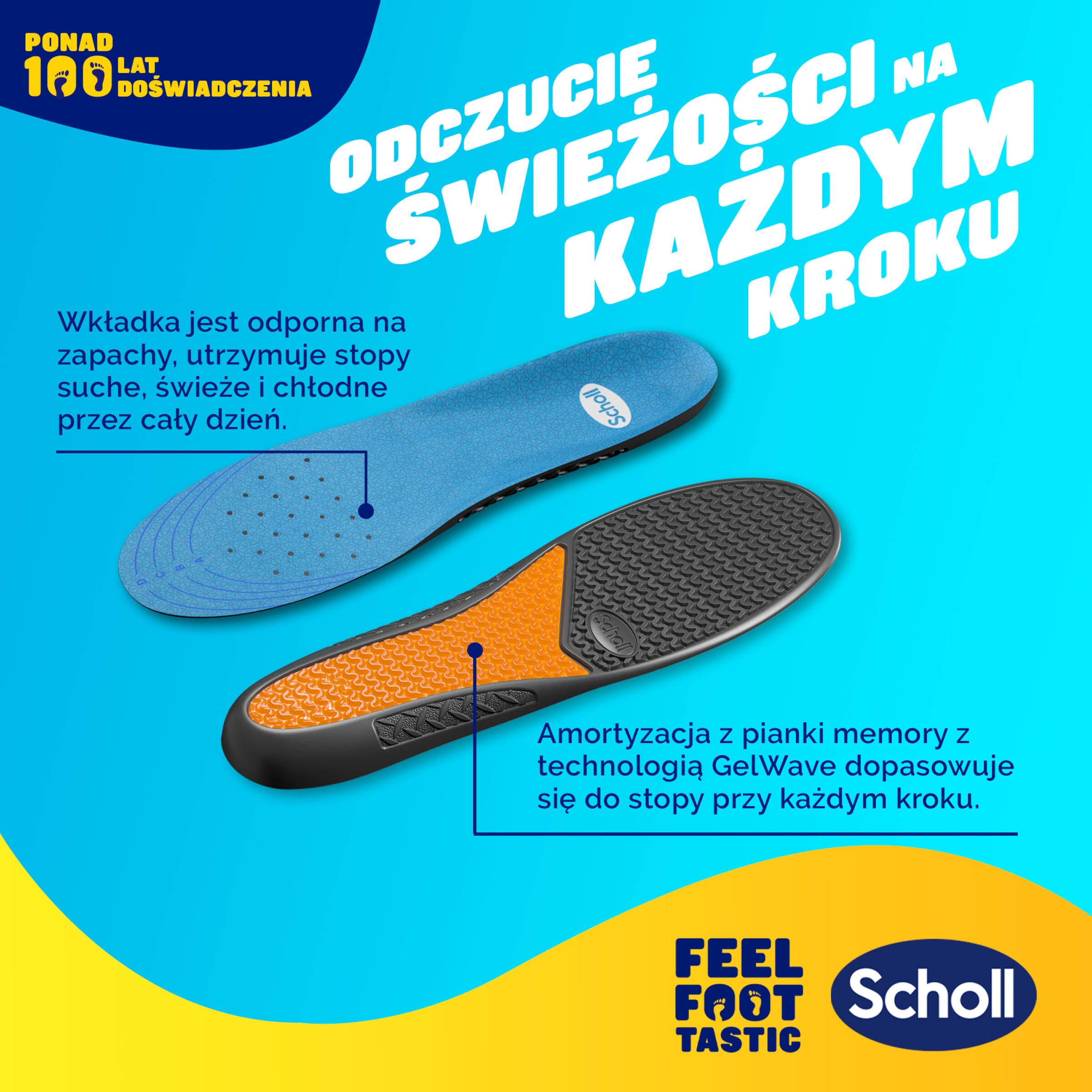 Wkładki do butów Scholl GelActiv® DO PRACY S (35,5-40,5) 6/8